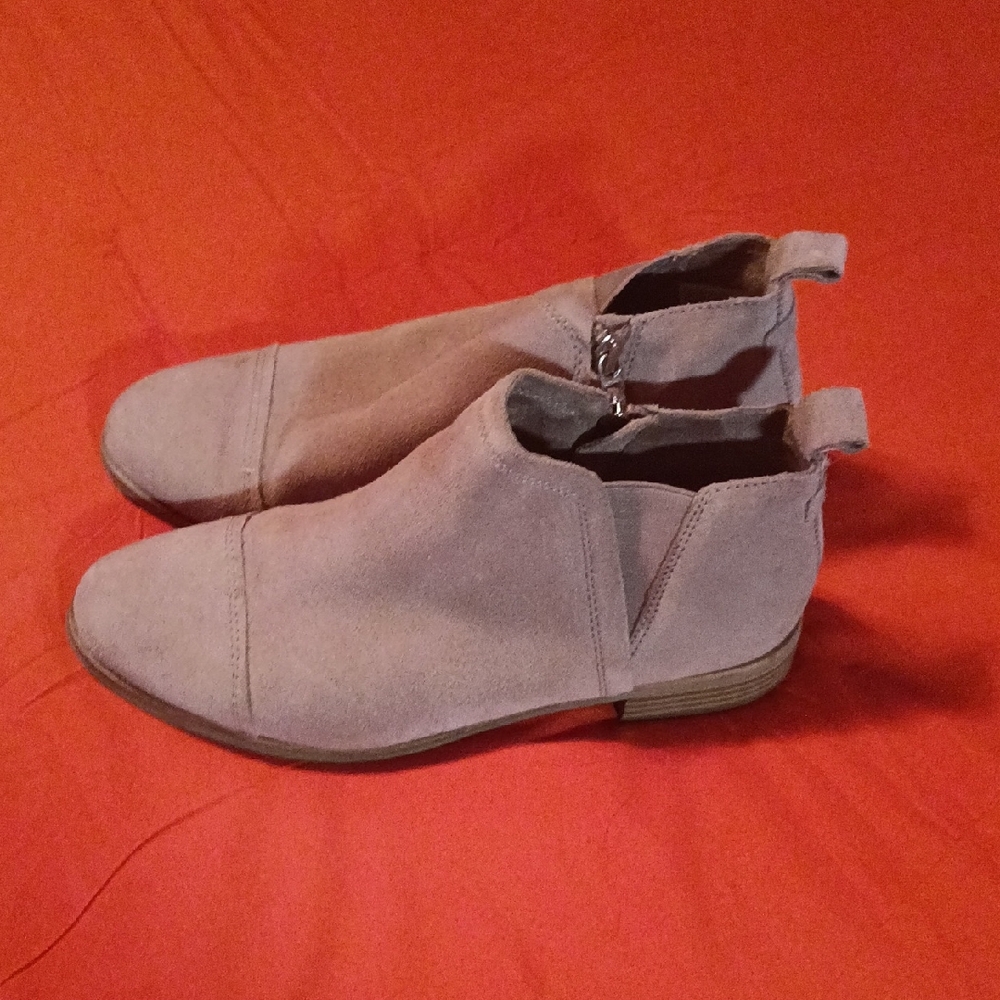 Toms Light Brown Ankle Booties